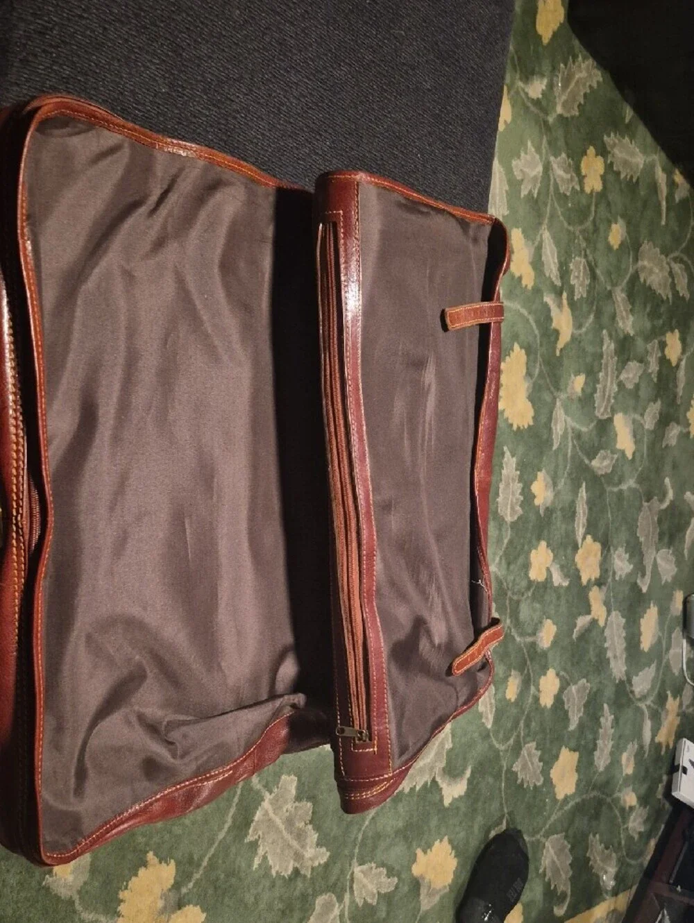 Men’s Leather Briefcase in Rich Brown